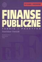 Finanse publiczne Teoria i praktyka. Autor: Owsiak Stanisław. SmakLiter.pl Okładka książki Finanse publiczne Teoria i praktyka