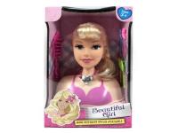 Opakowanie Głowa do czesania 15 cm blond