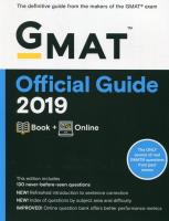Opakowanie GMAT Official Guide 2019 Book + Online