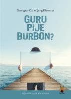 Guru pije burbon. Autor: Khjentse Dzongsar Dziamjang. SmakLiter.pl Okładka książki Guru pije burbon
