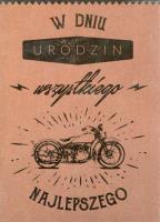 Opakowanie Henry karnet B6 Retro Urodziny Motor