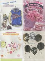 Opakowanie Karnet A5 grający Urodziny MIX AVANTI