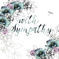 Opakowanie Karnet Swarovski kwadrat Z wyrazami sympatii