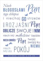 Kartka - Niech błogosławi Pan tego chłopca. Wydawca: Koinonia. SmakLiter.pl Opakowanie Kartka - Niech błogosławi Pan tego chłopca