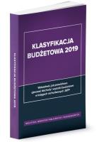 Okładka książki Klasyfikacja budżetowa 2019