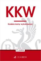 KODEKS KARNY WYKONAWCZY WYD. 31. Autor: Opracowanie zbiorowe. SmakLiter.pl Okładka książki KODEKS KARNY WYKONAWCZY WYD. 31