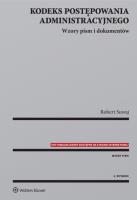 Okładka książki Kodeks postępowania administracyjnego Wzory pism i dokumentów