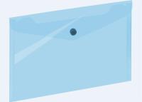 Opakowanie Koperta A5 na zatrzask niebieska GRAND