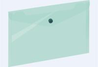 Opakowanie Koperta A5 na zatrzask zielona GRAND