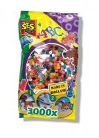 Koraliki do prasowanek - podstawowy MIX kolorów. Wydawca: SES NL. SmakLiter.pl Opakowanie Koraliki do prasowanek - podstawowy MIX kolorów