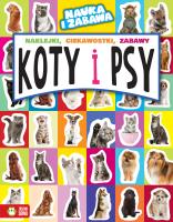 Koty i psy. Autor: Marta Maruszczak. SmakLiter.pl Okładka książki Koty i psy