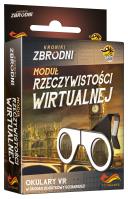 Kroniki Zbrodni Moduł Rzeczywistości Okulary VR. Autor: Cicurel David. SmakLiter.pl Okładka książki Kroniki Zbrodni Moduł Rzeczywistości Okulary VR