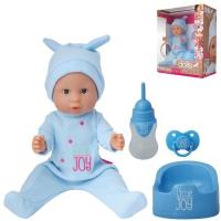 Opakowanie Lalka Bobas 'Little Joy' interaktywna 46 cm niebieska