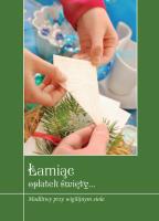 Łamiąc opłatek święty. Autor: Zimończyk Krzysztof. SmakLiter.pl Okładka książki Łamiąc opłatek święty