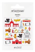Opakowanie Magnes na lodówkę - Łódź symbole FOLKSTAR