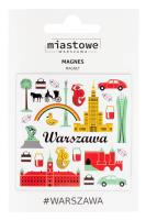 Opakowanie Magnes na lodówkę - Warszawa symbole FOLKSTAR