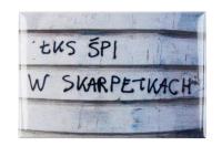 Opakowanie Magnes - Łódź ŁKS śpi w skarpetkach