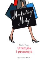 Marketing Mody. Strategia i promocja. Autor: Harriet Posner, Anna Cichowicz. SmakLiter.pl Okładka książki Marketing Mody. Strategia i promocja