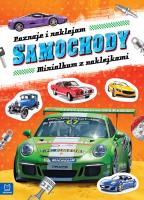 Okładka książki Minialbum z naklejkami. Poznaję i naklejam samoch.