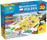 Miniaturowa Polska z kartami 3D. Wydawca: Lisciani. SmakLiter.pl Opakowanie Miniaturowa Polska z kartami 3D