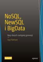 Okładka książki NoSQL, NewSQL i BigData. Bazy danych następnej...
