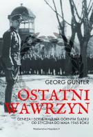 Ostatni wawrzyn. Autor: Gunter Georg. SmakLiter.pl Okładka książki Ostatni wawrzyn