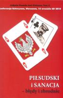 Piłsudski i sanacja Tom 2. Autor:   Praca zbiorowa. SmakLiter.pl Okładka książki Piłsudski i sanacja Tom 2