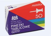 Opakowanie Pinezki tablicowe 50 sztuk GRAND
