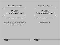 Pisma rozproszone T.1-2. Autor: Cieszkowski August. SmakLiter.pl Okładka książki Pisma rozproszone T.1-2