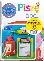 PISZĘ ABC ŚWINKA PEPPA ZESTAW. Autor: Opracowanie zbiorowe. SmakLiter.pl Okładka książki PISZĘ ABC ŚWINKA PEPPA ZESTAW