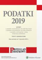 Okładka książki Podatki 2019