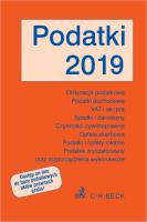 PODATKI 2019. Autor: Opracowanie zbiorowe. SmakLiter.pl Okładka książki PODATKI 2019
