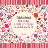 Opakowanie Podstawka korkowa - Będę cię chwalił