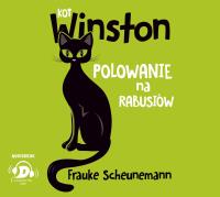POLOWANIE NA RABUSIÓW KOT WINSTON. Autor: Scheunemann Frauke. SmakLiter.pl Okładka książki POLOWANIE NA RABUSIÓW KOT WINSTON