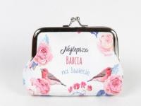 Portmonetka na monety - Najlepsza babcia...(róż). Autor: różni. SmakLiter.pl Okładka książki Portmonetka na monety - Najlepsza babcia...(róż)