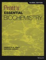 Pratt's Essential Biochemistry Global Edition. Autor: Pratt Charlotte W., Cornely Kathleen. SmakLiter.pl Okładka książki Pratt's Essential Biochemistry Global Edition