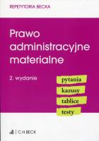 Prawo administracyjne materialne. Autor: Ablewicz Joanna, Rucińska-Sech Emilia. SmakLiter.pl Okładka książki Prawo administracyjne materialne