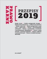 Prawo Karne Przepisy 2019. Autor: Agnieszka Kaszok. SmakLiter.pl Okładka książki Prawo Karne Przepisy 2019