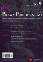 Przegląd Prawa Publicznego Nr 9/2012 1032830. Wydawca: LexisNexis. SmakLiter.pl Opakowanie Przegląd Prawa Publicznego Nr 9/2012 1032830