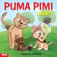 Okładka książki Puma Pimi i mapy cz. 1 - sylaby ze spółgłoskami P i M