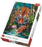 Puzzle 1000 Drapieżny tygrys TREFL. Wydawca: Trefl. SmakLiter.pl Opakowanie Puzzle 1000 Drapieżny tygrys TREFL