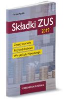 Składki ZUS 2019. Autor: Pigulski Mariusz. SmakLiter.pl Okładka książki Składki ZUS 2019
