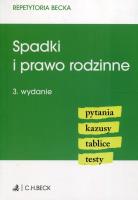 Spadki i prawo rodzinne. Autor: Ablewicz Joanna, Łączkowska-Porawska Małgorzata, Sadurski Tomasz. SmakLiter.pl Okładka książki Spadki i prawo rodzinne