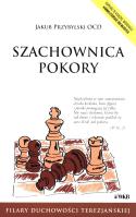 Szachownica pokory. Autor: Jakub Przybylski OCD. SmakLiter.pl Okładka książki Szachownica pokory