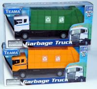Opakowanie Teama Śmieciarka Scania 1:48 żółty