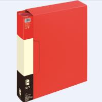Opakowanie Teczka ofertowa 100 koszulek czerwona GRAND