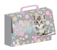 Okładka książki Teczka z rączką - Walizeczka - Kot The Sweet Pets