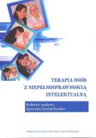 Okładka książki Terapia osób z niepełnosprawnością intelektualną