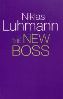 The New Boss. Autor: Luhmann Niklas. SmakLiter.pl Okładka książki The New Boss