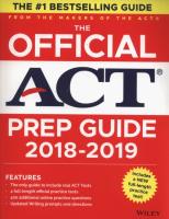Opakowanie The Official ACT Prep Guide, 2018-19 Edition